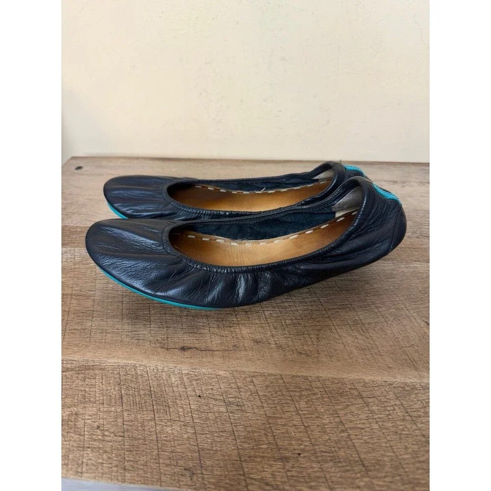 Tieks by Gavrieli black leather ballet flats size 10 shoes